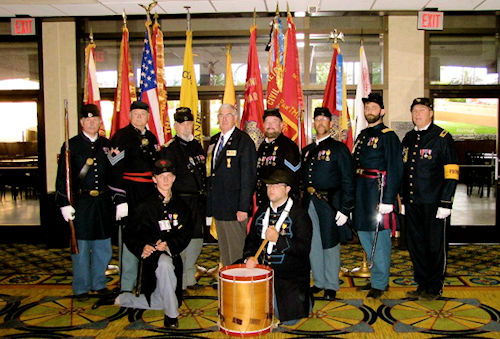 National Encampment 2012 – Los Angeles, CA 6th Military District Color Guard with C-in-C Elect